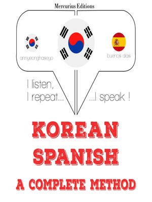 cover image of Korean-Spanish: a complete method